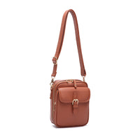 Slim-Fit Crossbody Messenger – Hands-Free Phone & Wallet Organizer