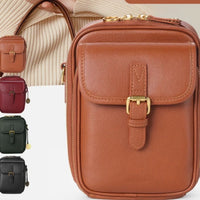 Slim-Fit Crossbody Messenger – Hands-Free Phone & Wallet Organizer