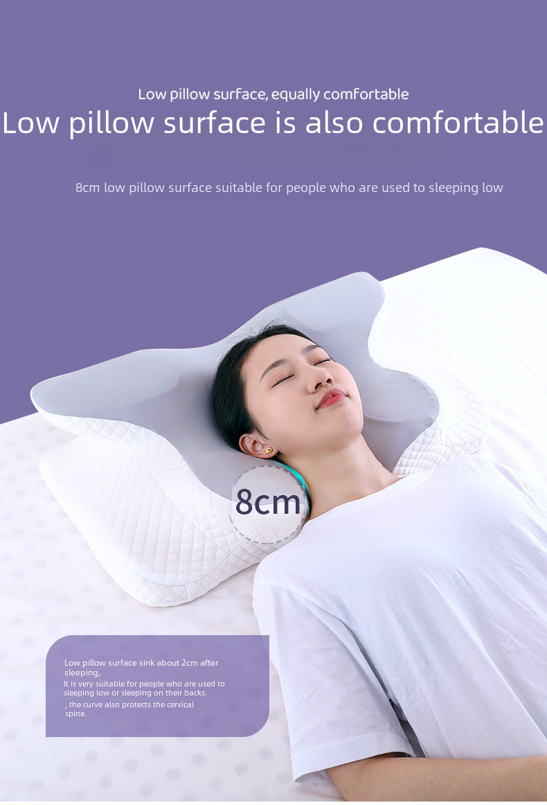 Butterfly Memory Foam Pillow – Ergonomic Comfort for All Sleepers