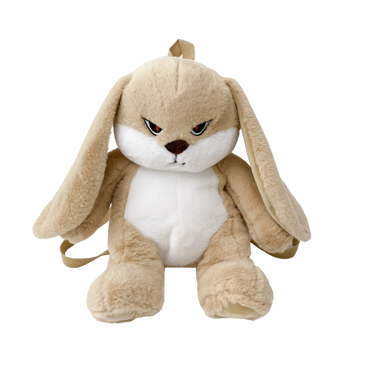 Angry Bunny Plush Backpack – Cute Shoulder Bag